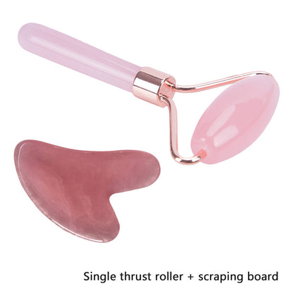 Lueur Glow Ritual Set - Gua Sha and Facial Roller